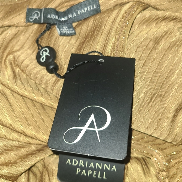 ADRIANNA PAPPEL COPPER GLITTERED TOP - Picture 9 of 9